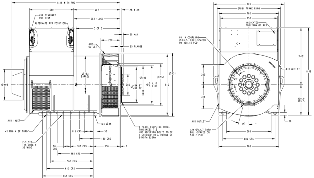 S6L1D-C4斯坦福發(fā)電機(jī)外形圖紙.png