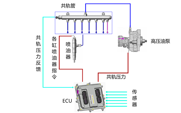 共軌電控燃油系統(tǒng)組成.png