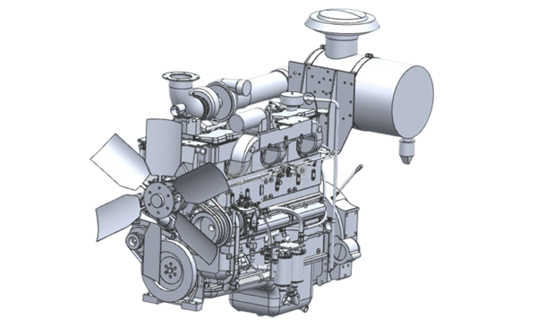 NTA855-G7A康明斯柴油發(fā)動機(jī)模型三維圖.png