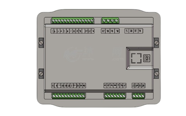 眾智HGM6110CAN模型后視圖-柴油發(fā)電機(jī)組.png