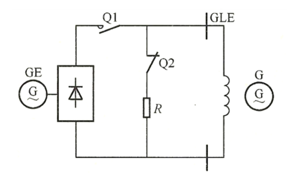 線性放電電阻滅磁示意圖-同步發(fā)電機.png