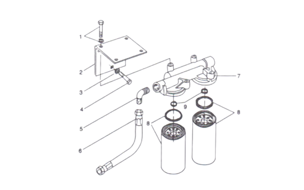 燃油濾清器零件圖-康明斯柴油發(fā)電機組.png