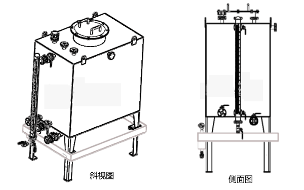 柴油發(fā)電機(jī)儲(chǔ)油箱構(gòu)造圖紙.png