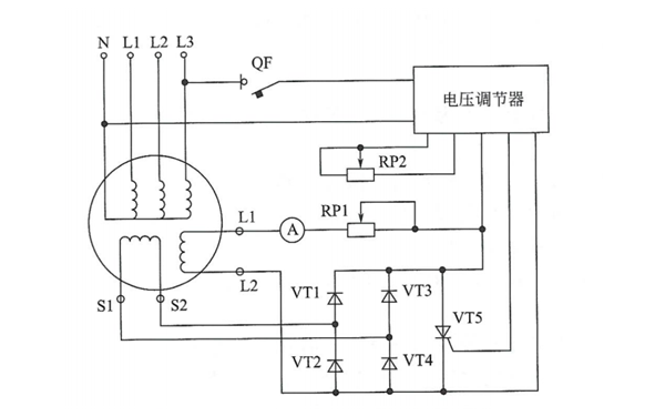 發(fā)電機(jī)的勵磁系統(tǒng)電氣原理圖.png