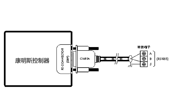 柴油發(fā)電機(jī)控制器RS485通訊口接線圖.png