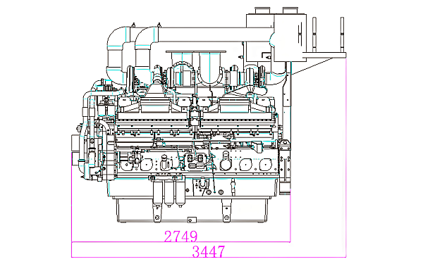 QSK60-G4康明斯發(fā)動機外形側(cè)面尺寸圖.png