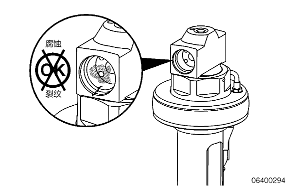 檢查與噴油器三通接頭腐蝕和裂紋.png