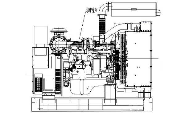 QSL8.9-G4康明斯柴油發(fā)電機(jī)組側(cè)視外觀圖（200KW）.png