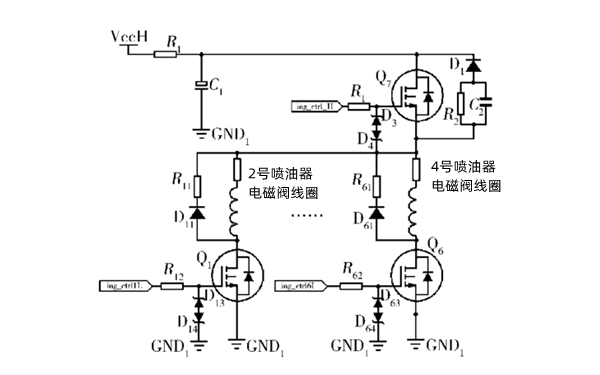 噴油器電磁閥驅(qū)動(dòng)器電路示意圖-柴油發(fā)動(dòng)機(jī).png