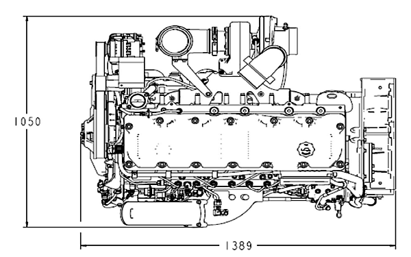 QSZ13-G2東風康明斯柴油發(fā)動機外形平面圖.png