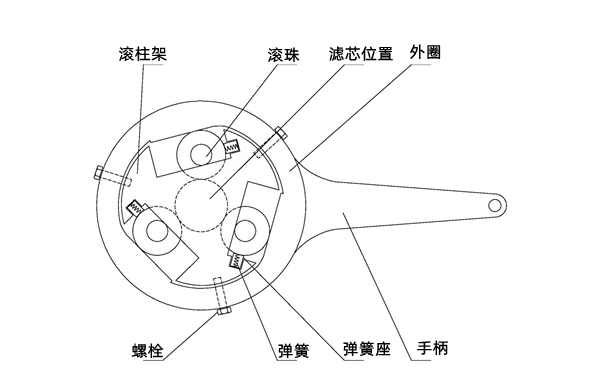 機油濾清器拆卸工具-柴油發(fā)電機組.png