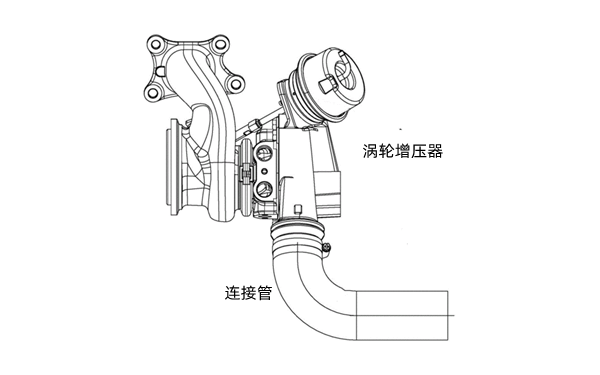 增壓器管道連接圖-柴油發(fā)電機(jī)組.png