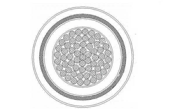 單芯連接電纜橫截面示意圖-柴油發(fā)電機(jī)組.png