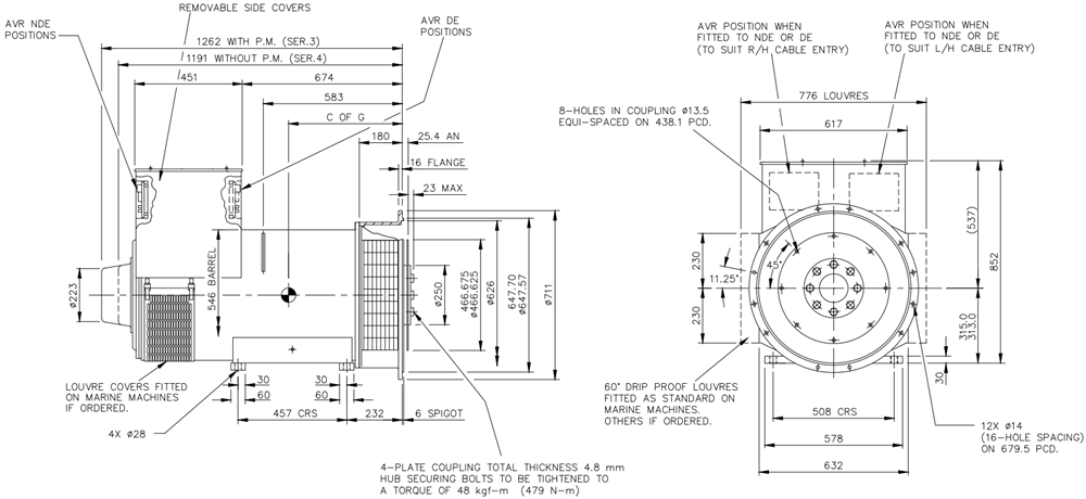 S4L1S-F4斯坦福發(fā)電機外形圖紙.png