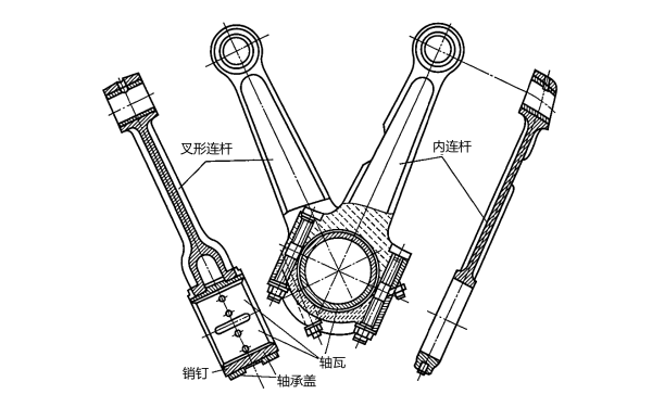 柴油機叉片式連桿結(jié)構(gòu)圖.png