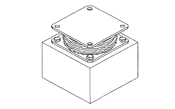 柴油發(fā)電機(jī)疊層橡膠減震器.png