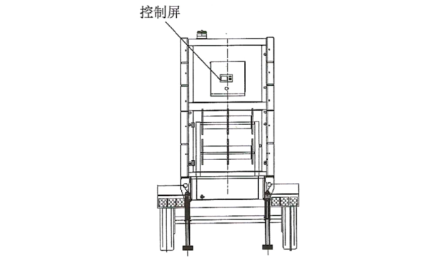 柴油發(fā)電機(jī)組掛車電站正面布局圖.png