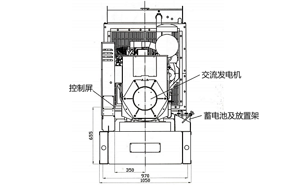 C175D5康明斯柴油發(fā)電機(jī)組正視圖（電球端）.png