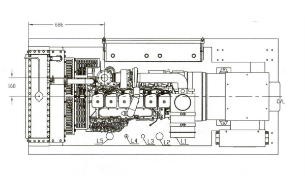 C90D5康明斯發(fā)電機(jī)組平面圖.png